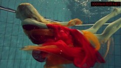 Steamy underwater show with Nastya Thumb