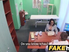 Fake Hospital Doctors thick dick stretches hot Portuguese pussy lips Thumb
