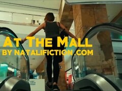 Public blowjob at the Mall Bathroom, Cum in Mouth - Natali Fiction Thumb