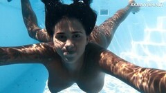 Nice Venezuelan Juicy Teen Showing Big Tits Underwater Thumb