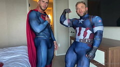 Superman and Captain America Dry hump Thumb