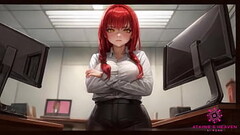 Beautiful Coworker With Big Tits Wants To Make You Cum At Your Desk - [AI Porn] Thumb