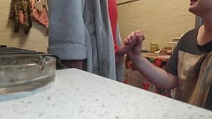 Came to smoke and got a blowjob with cum in the throat Thumb