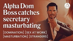 Hot secretary fucks her alpha dom boss to save her job | Audio porn for women Thumb