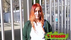 Young amateur redhead babe Natalyy Hot is ready and eager to try a BLACK DUDE! Thumb