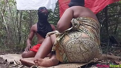 Lie lie native doctor pulls off married woman wrapper to knack her white pussy in his shrine Thumb