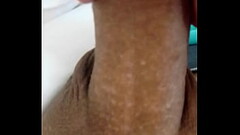 Slowly stroking my uncircumcised cock, closeup. July 16, 2024. Thumb