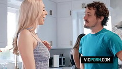 Hot brunette babe Paige Owens likes to share boyfriend'_s big cock with her bestie Kay Lovely Thumb