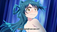 Mato seihei no Sureibu (H Anime) ENF CMNF MMD: See Through X-Ray vision for see blue hair anime nude Thumb