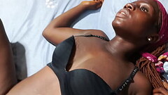 Collapsed doggy style with my black ebony girl Thumb