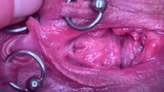 Extreme Close Up Pee and My Pierced Pussy and Clit Compilation 4 Videos Thumb