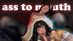 Demon turns into angel after a good fuck. Ass to mouth. POV Thumb