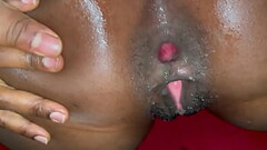 Thick Ebony bitch got fucked till Butthole is Gaped wide open... Thumb