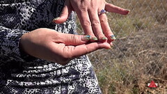 Sexy Finger Nails Fetish Thumb