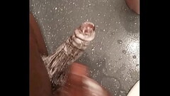 BDG masterbates His Big Black Dick with Soap Huge cumshot Thumb