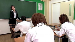 The sexy japanese tutor sucks off some of her students before ending up in a kinky hospital Thumb