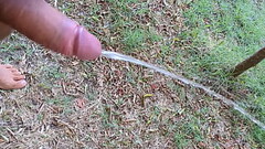 Morning great piss outdoor Thumb