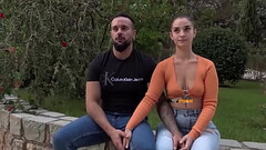 NEW COUPLE! Hot Candy Fly and her boyfriend make both their porn and OUTDOOR debuts Thumb