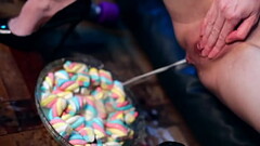 Pee Play, lube &amp_ milk enema Thumb