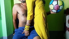 Indian XXX girl sex playing pussy fucking with volleyball Coach! Girl Sex MMS Thumb