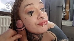 EXTREME !! Rough ANAL &amp_ PISS TRAINING Azura Alii, Rough 1 on 1, piss in mouth, face slapping and Thumb