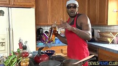 Redhead babe stuffed in both holes with BBCs Thumb