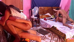 bengali Sex Intense tight pussy fucking with A young skinny bitches with two guys Sex   .....  Hanif Thumb