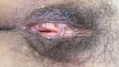 I show off my big hairy pussy after being fucked very hard by huge cocks Thumb