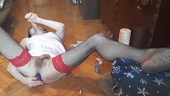 Sasha Earth fucks ass with lgbt toy Thumb