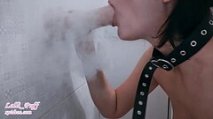 Raspberry Donut flavored smoky blowjob and submission on a leash - amateur Lalli Puff Thumb