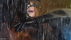 Latex Mask and Leather Gloves Sexy ASMR video free SFW erotic clip - Arya Grander Thumb